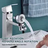 Andra badtoalettförsörjningar Universal 1080 Rotation Faucet Extender Spray Head Anti Splash Filter Rostfritt stål Kök Vattenbesparande Munstyckssprut 230308