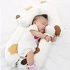 Kuddar Cartoon Baby Nursing Pillows Born Born Head Protector Sängkläder Sovform Borttagbar Justerbar Baby Soothing Cushion 230309