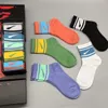 INS Trendy Hook Socks Spring and Summer Sock Black and White Men's and Women's Casual All-Matching Sports Short Wholesale