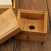 Porte-savon en bambou écologique, boîte à savon en bambou naturel, porte-savon, boîte de rangement, accessoires de salle de bains