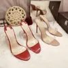 Slippers Doris Fanny Women Slides Clear PVC Band Leather Stiletto Heel 12cm/10cm/8cm/6cm Slide Sandals Women's Summer