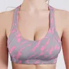 Yoga outfit Women Cross Back Push Up Padded Sports Bras Wirefree stockproof Gym Fitness Athletic Running Crop Top Deportivo Mujer