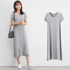 Casual Dresses 2023 Fashion Modal Dress Summer Women Elegant Plus Size Sleepshirt Cotton Nightdress Female Short Sleeve Sleep