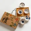 Miski japońskie ceramiczne miski domowe 2023 Ryż wysoki wygląd poziom 6 Eat Gift Box