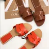 Slipare Zaza Low Heeled Crossed Leather Sandals Women Summer Slippers utomhus Bekväm strand Sexig Slipon Woman Sandal 230308