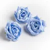 Decorative Flowers 100Pcs Wholesale Artificial For Home Christmas Wedding Wreath Diamond Velvet Rose Pompom Flannel