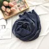 Lenços de linho de algodão lenço lenço outono inverno marinho preto listrado tassel shawl wrap washing marca bufandas masculino acessórios carrosscarves