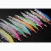 Appâts Leurres Tigofly 10 pcs 10 couleurs 10 4 cm crochet à haute teneur en carbone Holo argent saumon truite bar arc-en-ciel méné mouche pêche mouches leurre ensemble 230309