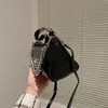 特許革のクロスボディバッグハンドバッグショルダーバッグ厚いチェーンamper zipper hobo shopping women handbag purs