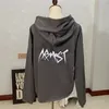 Мужские толстовки толстовок Jungkook Kpop Merch Design Jung Kook Zipper Письмо и карта 230308