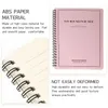 Notepads 4Pcs Small Paper Notebook Subject Notebook Spiral Notebook Journals Office Notebook Students Coil Notepad for School Home 230309