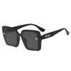 Sonnenbrillenrahmen Designer 2023 Neuer Stil mit quadratischem Glitzer-Rosa-Rahmen Sonnenbrillen Mode Net Red Tide VHBD