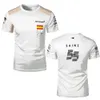 6mgh 2023 nouveaux hommes et femmes F1 Team T-shirts Mclaren Racing 3d imprimé col rond chemise été décontracté vêtements de sport nouveauté