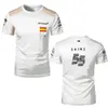 6MGH 2023 New Men's and Women's F1 Team TシャツMcLaren Racing 3Dプリントラウンドネックシャツ夏のカジュアルスポーツウェアノベルティ