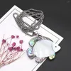 Chains Natural Abalone White Shell Necklace Pendant Cartoon Fish Shape Exquisite Charms For Jewelry Making Diy Fashion Accessories