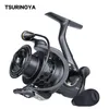 Mulinelli Baitcasting TSURINOYA NA 2000 3000 4000 5000 Mulinello da pesca Spinning 12KG Max Drag Power Mulinello da pesca Bass Pike Fishing Line Spool 230309