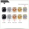 Backs oorbellen Fashion Classic Magnetic Buckle Crystal For Women Girls Girls Rhinestone Copper Clip Ear Jewelry Party Gifts Unisex