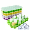 Ice Cream Tools 37Grids Honeycomb Silicone Ice Cube Maker Popsicle Mould Ice Cube TrayIce Mould Kitchen Whiskey Cocktail Accessory Z0308