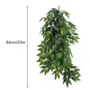 Decorative Flowers Artificial Green Plants Hanging Ivy Leaves Simulation Eucalyptus Bamboo Leaf Fake Vine Home Garden Party Wall Decoration