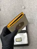 高品質のメンズウォレット本物の革の茶色の格子縞のカードホルダーカウハイドマテリアルデザイナープロクタースリムフォールドウォレットクレジットコイン財布とオリジナルボックス