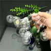 Pot en verre en forme de serpent boule de couleur EN STOCK pipe en verre barboteur pipe à eau bang en verre