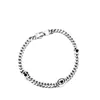 20% OFF 2023 New Luxury High Quality Fashion Jewelry for silver old three-dimensional interlocking enamel bracelet lovers same clavicle chain