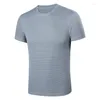 Men's T Shirts Quick Dry Fitness Shirt High Quality Polyester Men Women Solid Running T-Shirt Sports Tops Training Exercise Clothes