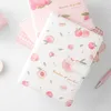 Notizblöcke Kawaii Rosa Pfirsich Tagebuch Niedliches Planerbuch für Studenten PU-Cover Magnetische Agenda Farbige Innenseite Zeitschriften Briefpapier Notizbücher 230309