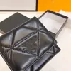 Wysokiej jakości torby Portfel Karta Portfer Portfel Projektanci męskiej torebka Czarna portfel błyskawica