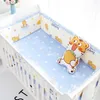 Beddengoed sets 3 stks set baby cot beddings katoenen afdrukken dekbed hoes kussen kussensloop koks beddengoed kinderen kamer dingen aanpassen maat 230309