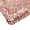 Table Cloth 60cm Glitter Round Sequin Cover Overlays Rose Gold Tablecloth For Wedding Events Party Decor Supplies