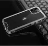 Clear Acrylic TPU PC -stötbeständiga telefonfodral för iPhone 15 14 13 12 Mini 11 Pro Max XR XS 6 7 8 Plus Samsung Note20 S20 S21 S22 Ultra A12 A22 A32 A52 A72 S21FE
