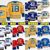 # 18 ROBERT THOMAS RETRO Retro Hockey Jersey # 50 Binnington # 25 Kyrou # 90 Ryan O'Reilly Brayden Schenn Colton Parayko Wayne Gretzky Torey Krug Kasperi Kapanen Jerseys