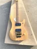 New Nature Wood Double Shake Electric Guitar HH Pickups Maple Neck Gold Gridge