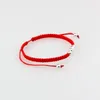 12Pcs New Heart Braided Bracelet Lucky Red Black Color Thread Couple Chain Handmade Prayer Bangles Pulsera Jewelry Gift For Friend