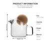 Ferramentas de barra Bozzh Creative Glass Water Pot com bola de madeira Bolsa de bola de chá anti -ruptura suco