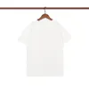 23SS Luxury Summer Men's T-shirts Kort ärm Två färger män T-shirt ärm broderi par Kläder svart vit asiatisk storlek S-2XL