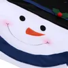 Decorações de Natal, boneco de neve, cadeira de combinação de família conjunto de casas de decoração capa do velho homem