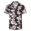 2023 Camisa hawaiana de manga corta para hombre con estampado de moda con botones y camisas casuales de bolos camisa de vestir de verano para hombre 688