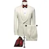 Ternos masculinos Tuxedo Men Men Groom Groom Fester de casamento roupas impressas de plus size slim fit 2 pcs vestido de boate casual blazers