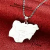 Pendant Necklaces Trendy Charm Unisex Country Nigeria Maps Africa Nigerians Cities Chain Jewelry