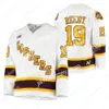 Anpassade tröjor 2021 B1G Minnesota Golden Gophers Sammy Walker College NCAA Hockey Jersey Jack Lafontaine Bryce Brodzinski Mason aldrig