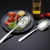 Dinnerware Sets 304 Stainless Steel Spoon Colander Public Soup Pot Creative Household Restaurant Durable Deepen Luxurious Kitchen Tableware