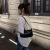 Marsupi Stile coreano Vintage Tinta unita PU Borsa a tracolla da donna Pacchetto Casual semplice