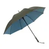 Umbrellas Parachase 120cm Big Long Umbrella Men Business Double Layer Windprooof Rain Women Leather Cover Golf Outdoor