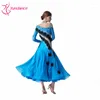 Stage Wear B-19428 Professional Anpassade kvinnor Ballroom Smooth Waltz Latin Dance Dress High-End Modern Evening Dresses for Competition