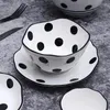 Bowls Japanese-style Ceramic Tableware Combination Dinner Plate Swing Set Kitchen