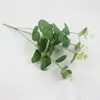 Decorative Flowers 1 Bouquet Artificial Leaves Branch Retro Green Silk Leaf For Home Decor Wedding Plants Faux Fabric Foliage DIY Decoration