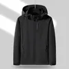 2023 New Autumn Jacket Men's Thin Storm Jacket Trend Casual Hooded Sports Coat