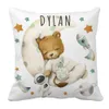 s LVYZIHO Space Lion dormant sur la lune Nom personnalisé Sleeping Lion Baby Shower Gift 230309